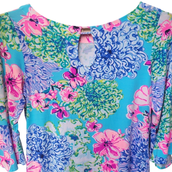 Lilly Pulitzer Fontaine Top Size L - Picture 5 of 14